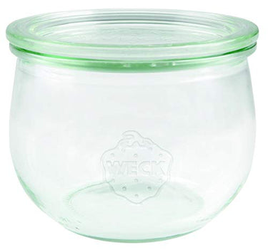 Weck Tulpenglas 500 ml (Hochwertiges Einweck, Einmach Glas mit Glasdeckel; zum Einkochen; Hitzebeständig; Mikrowellengeeignet; Backofengeeignet; Rundrandglas) 74, 6 Stück im Sale